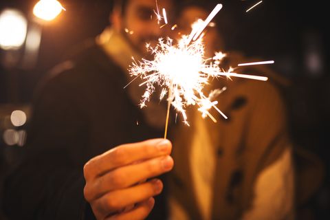 new years traditions sparklers