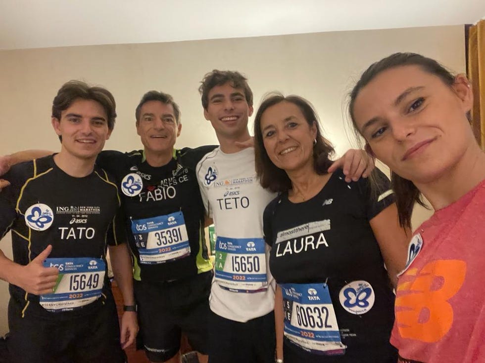 famiglia menicanti, new york, maratona
