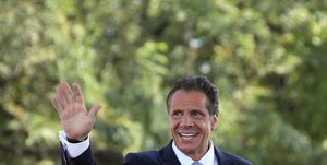 new york governor andrew cuomo announces start of new new york islanders arena at belmont park