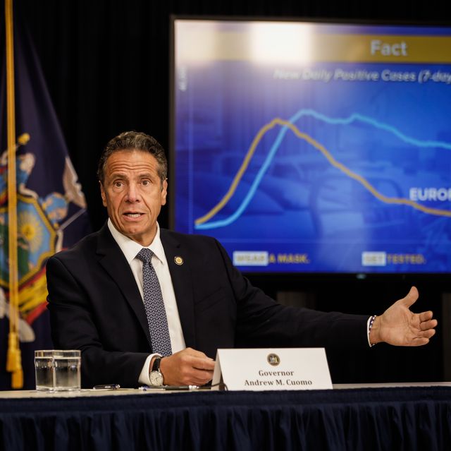 new york governor cuomo holds briefing in manhattan