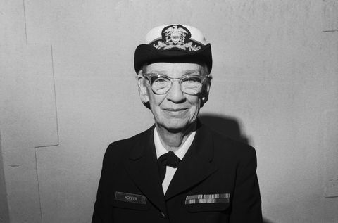 Computer Scientist and Navy Officer Grace Murray Hopper