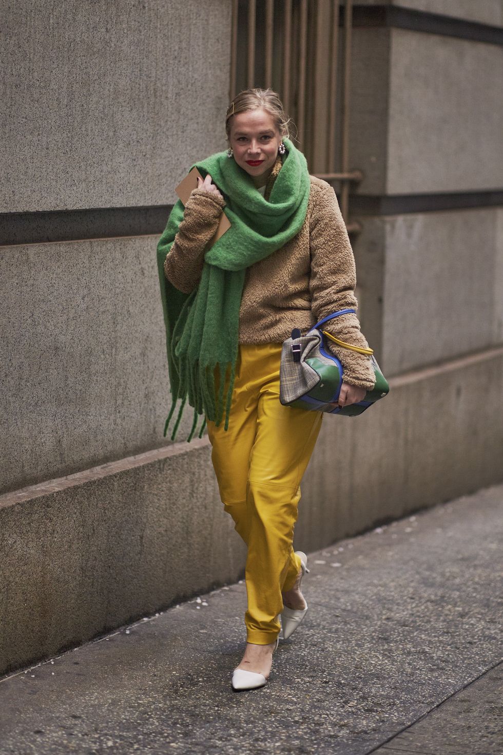 Green, Street fashion, Yellow, Fashion, Snapshot, Human, Outerwear, Fun, Photography, Street, 