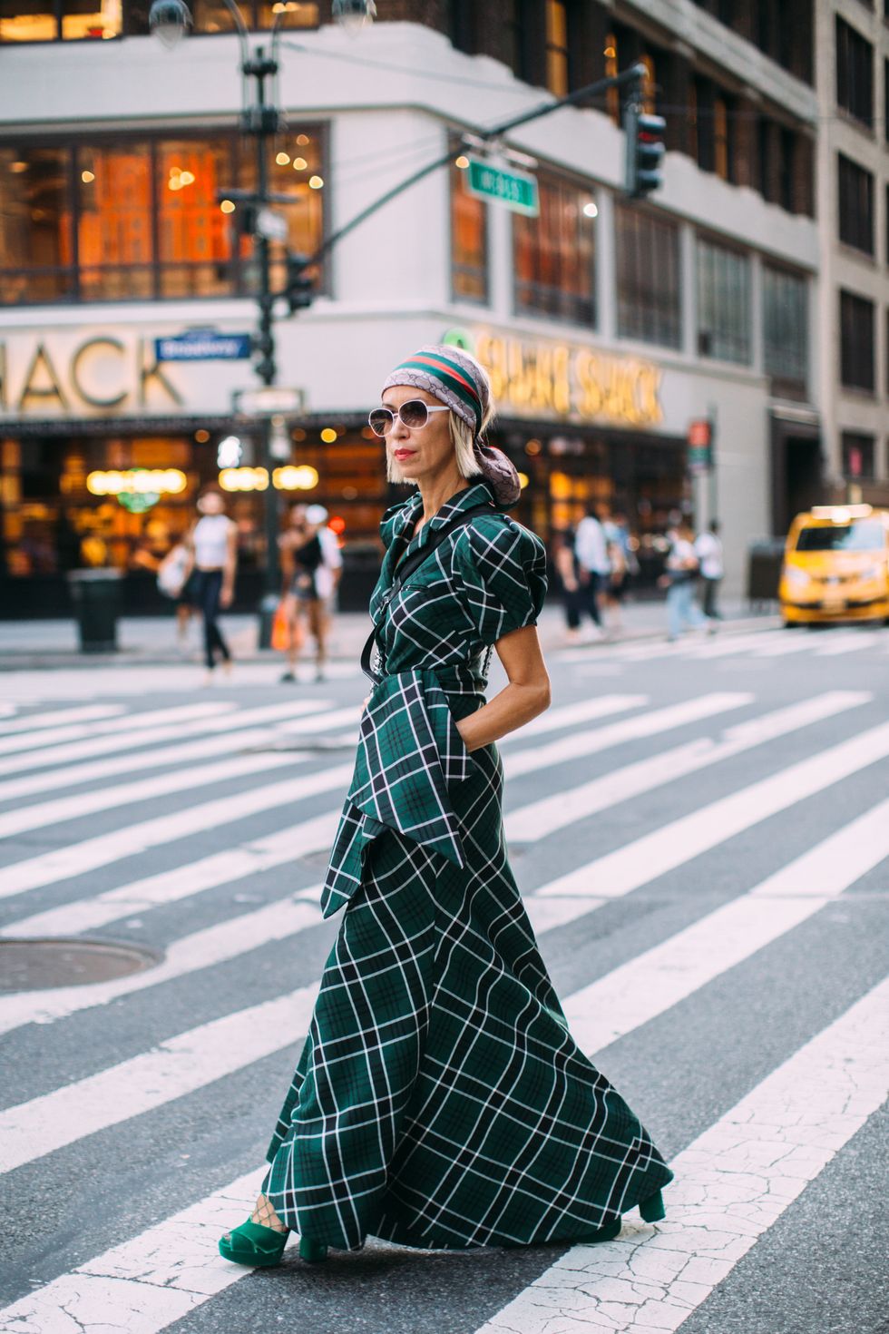 new york fashion week estampado de cuadros vichy