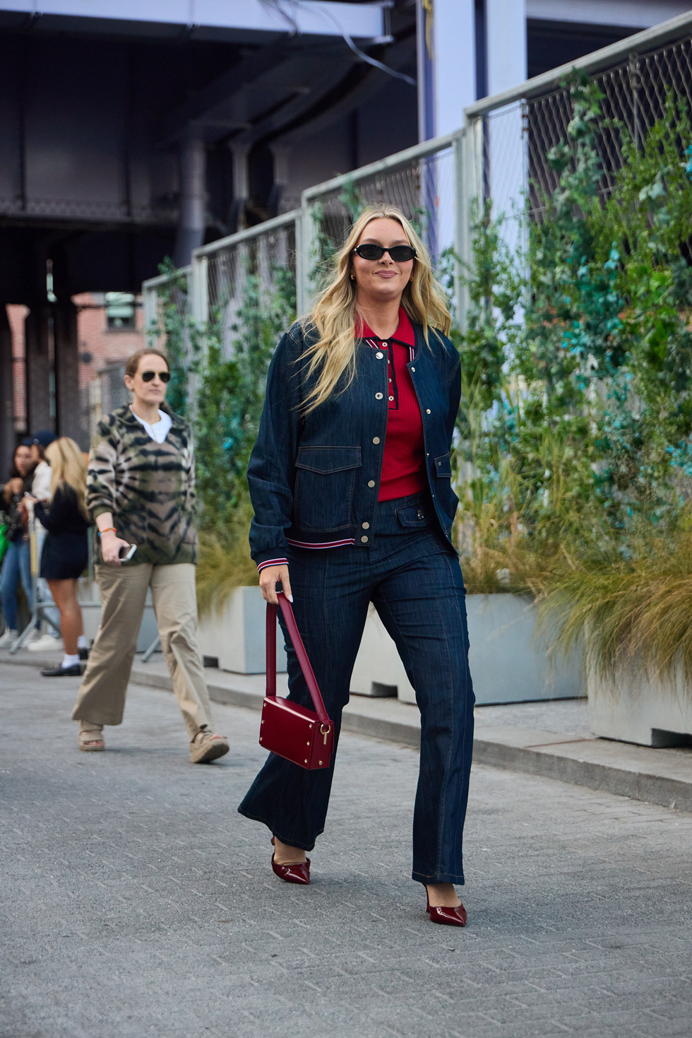 red polo outfit