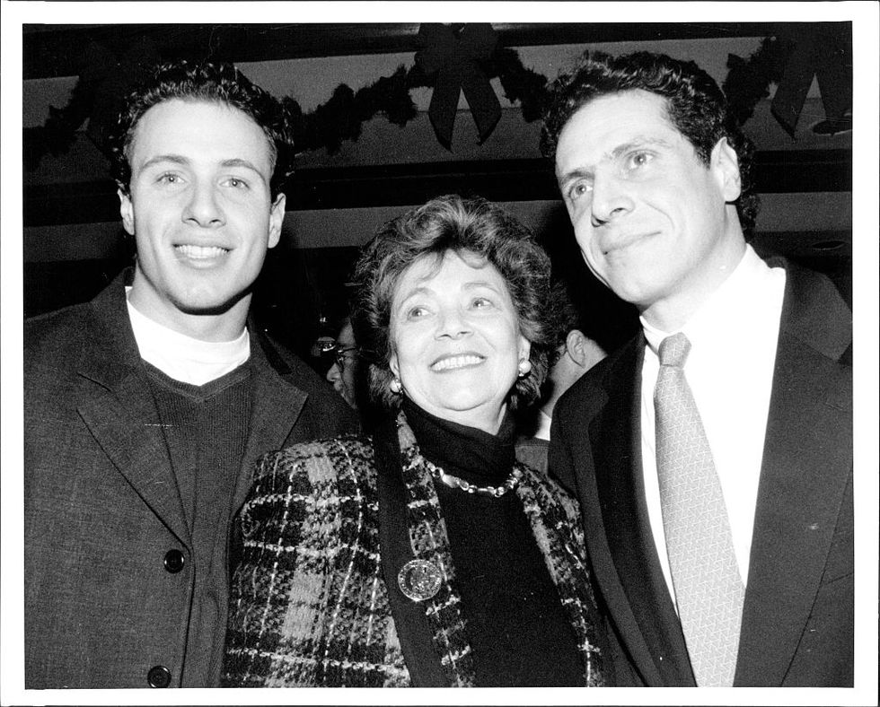 Matilda Cuomo With Her Sons Chris Cuomo and Andrew Cuomo