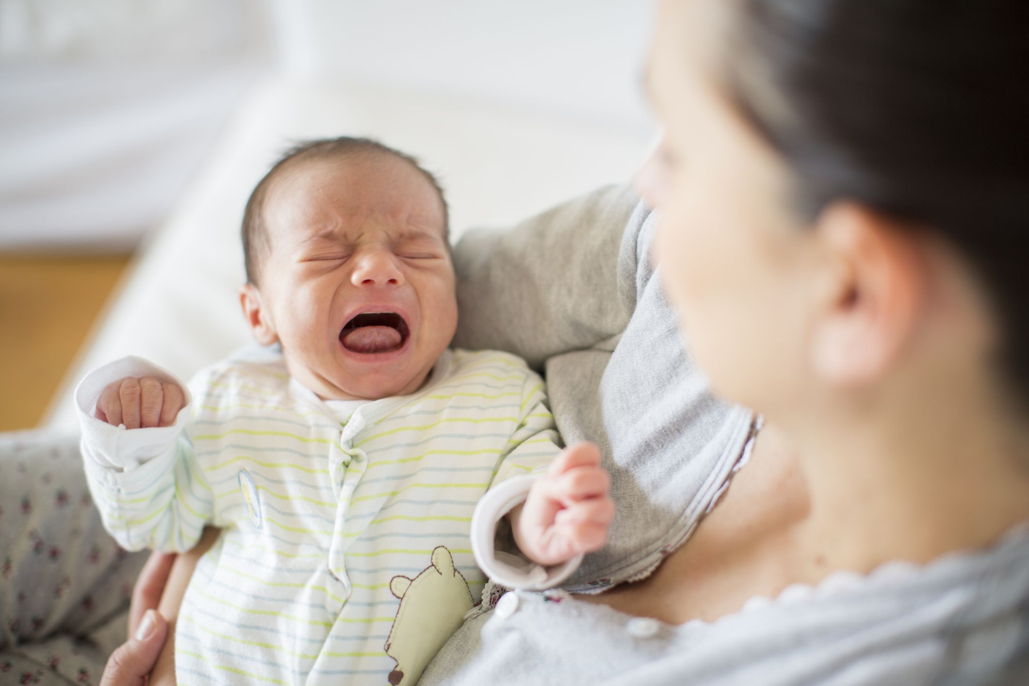 newborn child crying