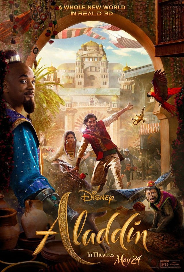 Detalles del tráiler de Aladdin que quizá no viste