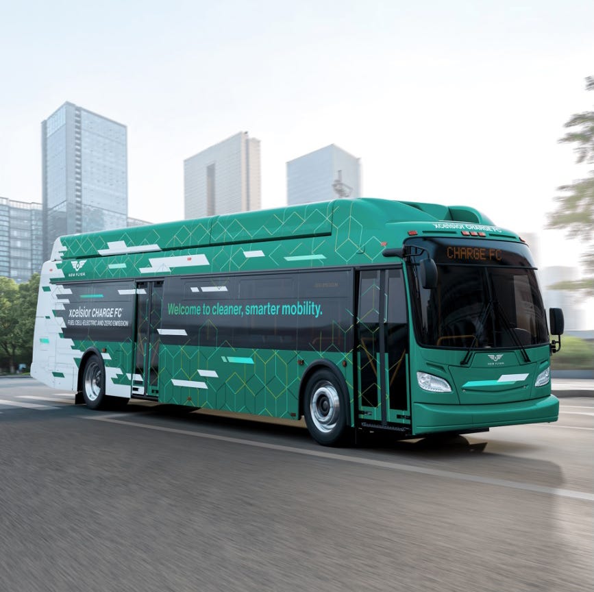 Hydrogen Fuel-Cell Buses Are Headed to This East Coast City