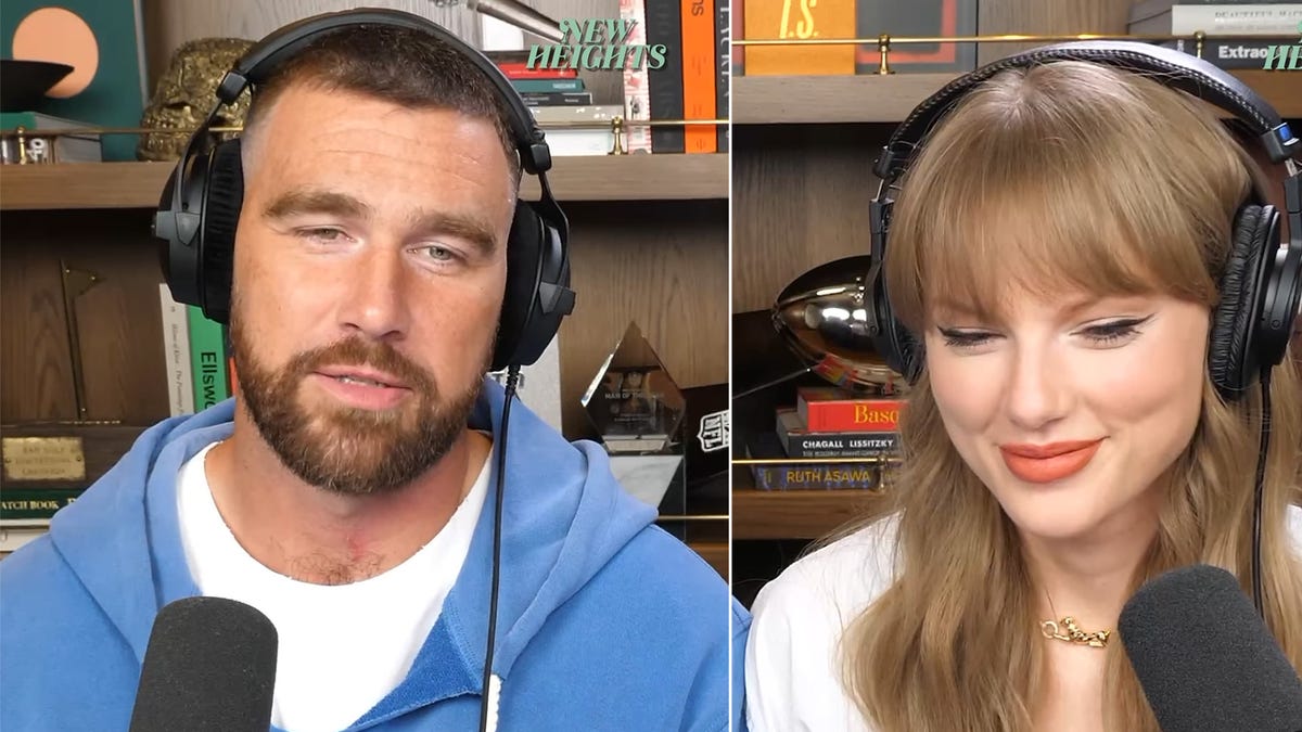 taylor swift travis kelce new heights podcast