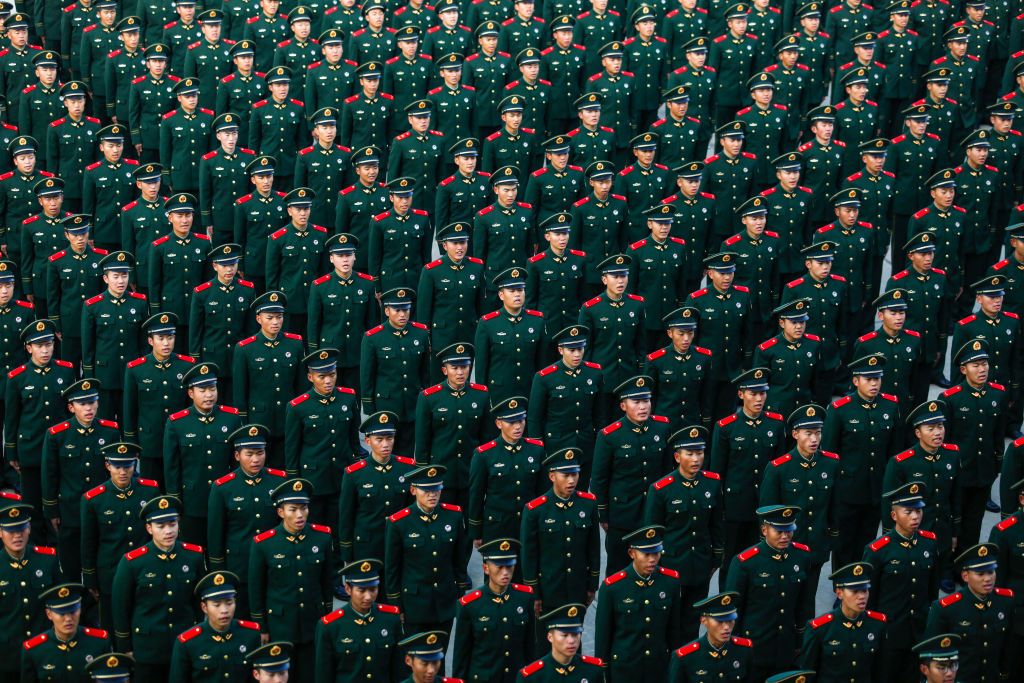 New Recruits Attend Inauguration Ceremony In Lanzhou