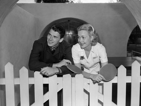 ronald reagan and jane wyman