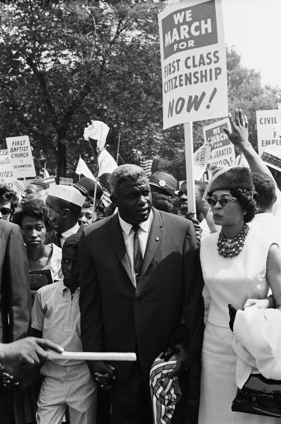 Celebrities At The 1963 March On Washington Anniversary Of Martin