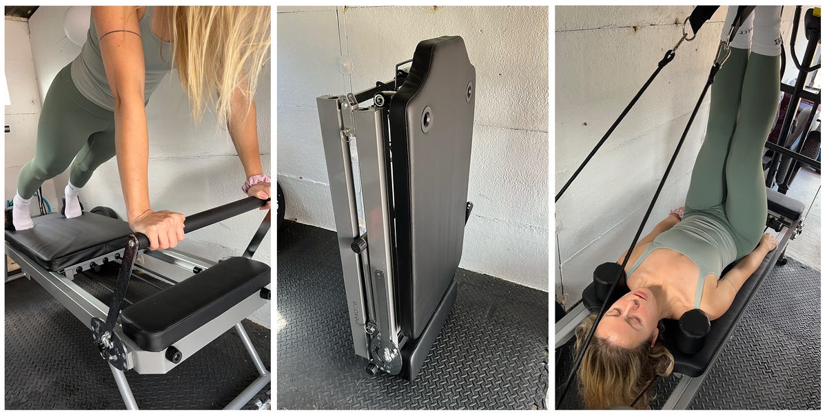 ‘I use this home reformer Pilates machine every day’