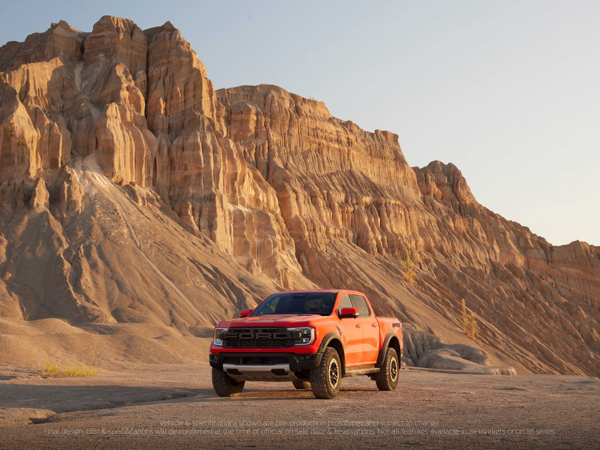 2023 Ford Ranger Raptor Has 392 HP and Is Coming to the U.S.