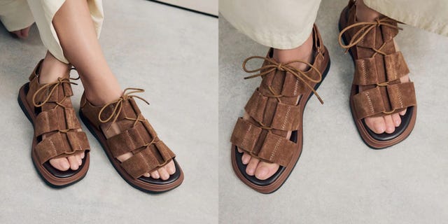 next suede sandals