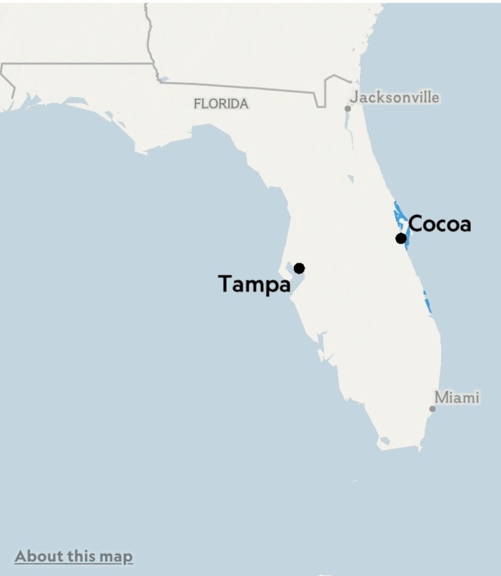 Map van Florida
