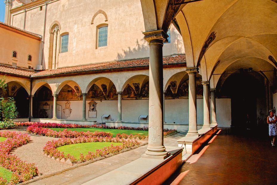 Het San Marco kloosterHet klooster waarvan Savonarola prior was werd in 1437 herbouwd op een bestaande fundering die stamde uit de 14deeeuw Het gebouw is ontworpen door Michelozzo de favoriete architect van Cosimo de Medici