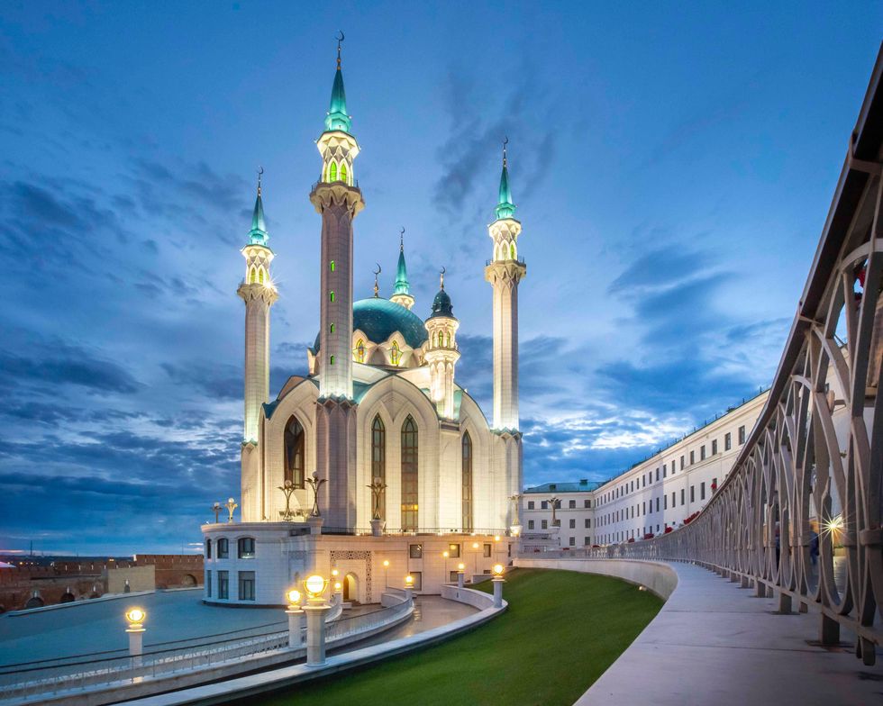 De Kul Sharifmoskee in deTataarse hoofdstad Kazan