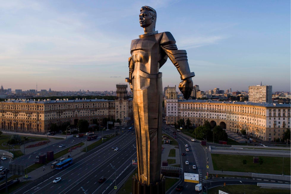 Monument voor Joeri Gagarin Rusland