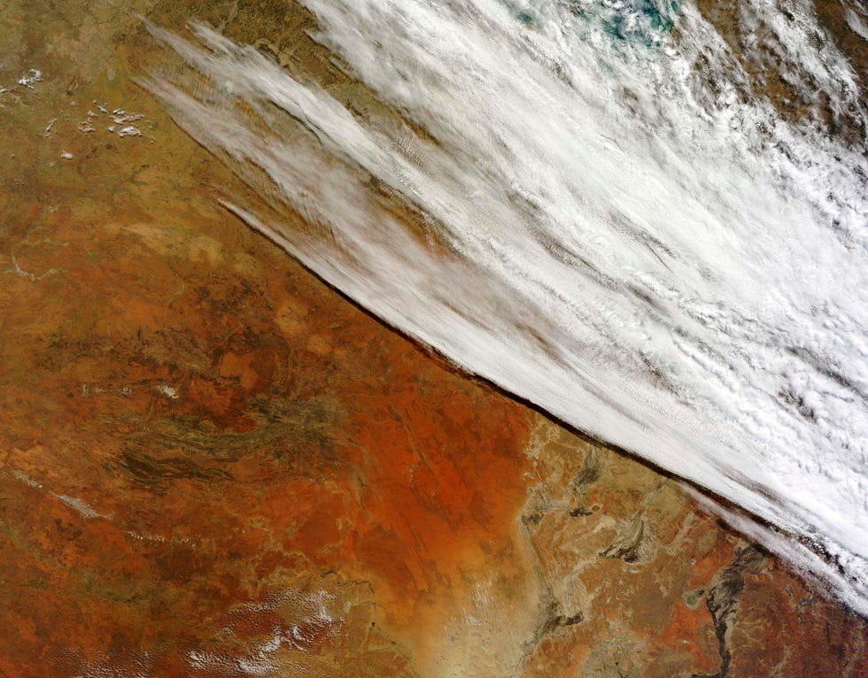 The Australian Outback as seen from space