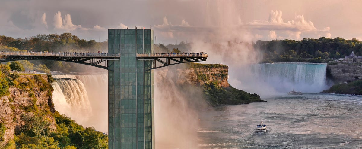 Human Drift and the utopian city imagined atop the Niagara Falls from ...