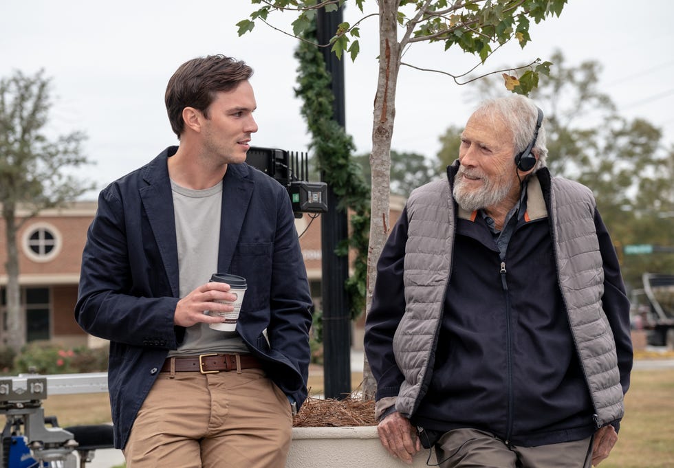 nicholas hoult, clint eastwood, juror no. 2 set