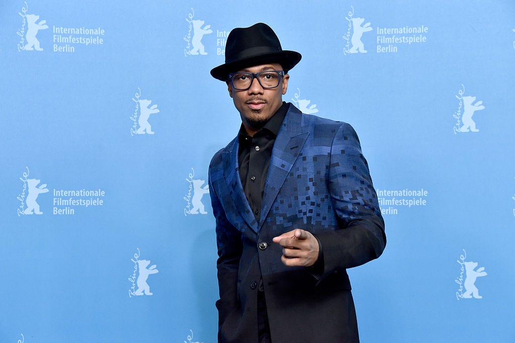 Bright colors and stylish outfits by Nick Cannon