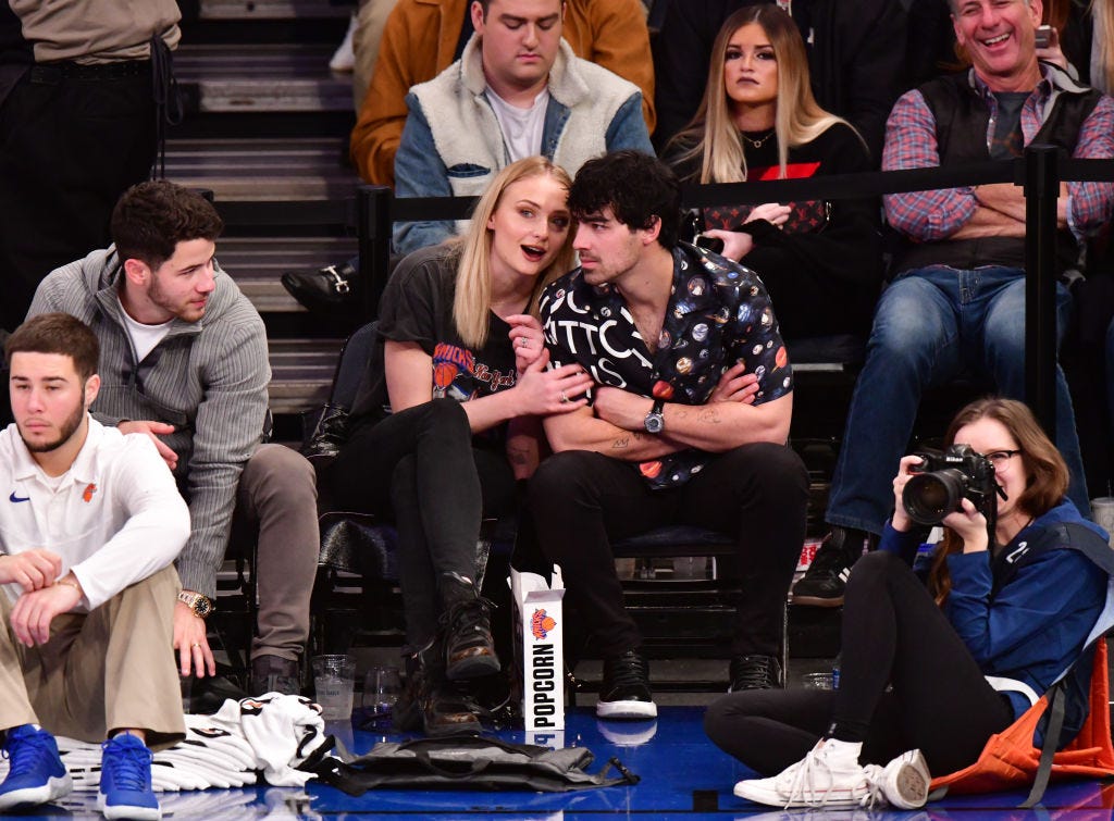 Nick Jonas Was the Quintessential Third Wheel on Sophie Turner and Joe ...