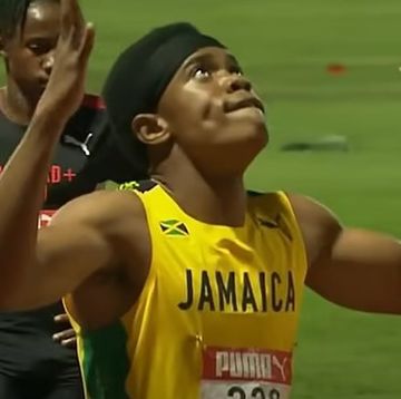 el atleta jamaicano de 16 años nickecoy bramwell