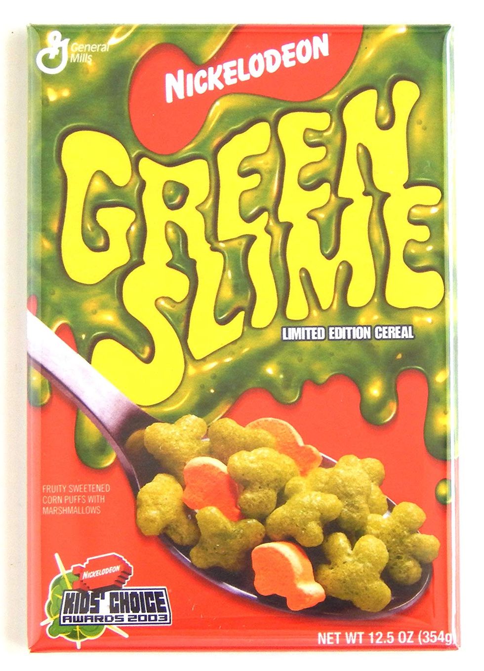 Nickelodeon Slime Facts Green Slime Cereal