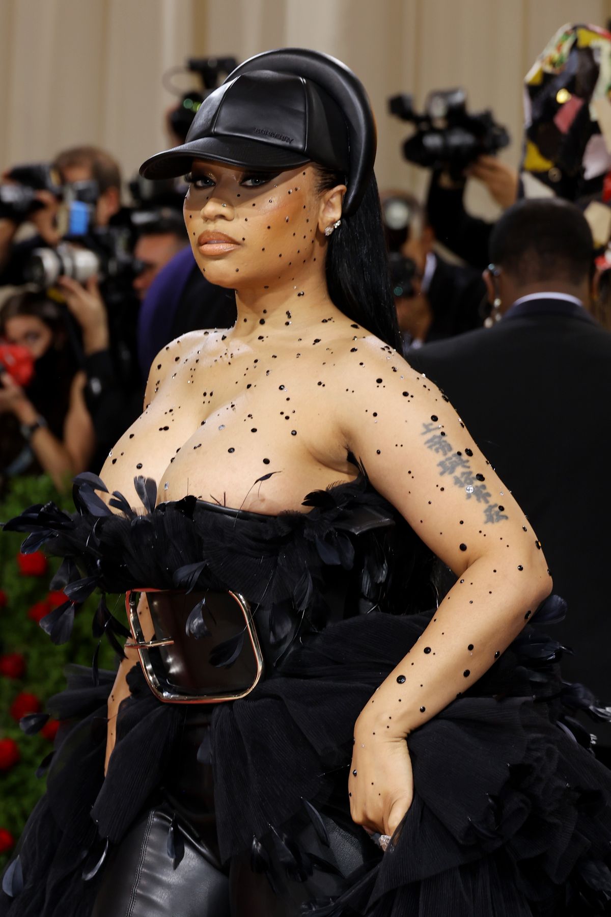 Baseball Cap And A Gown? ﻿Nicki Minaj Shows Us How At The 2022 Met Gala