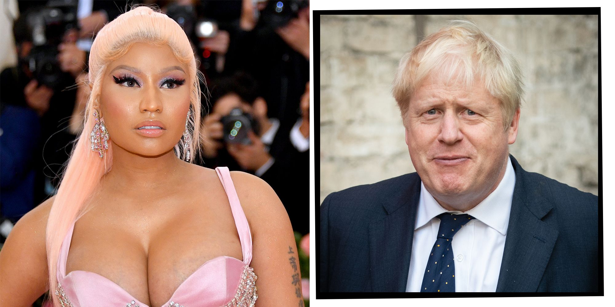 Film Sex Nicki Minaj - Nicki Minaj And Boris Johnson Feud Over The Coronavirus Vaccine