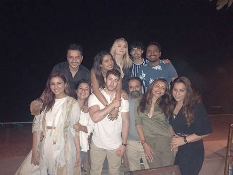 Priyanka Chopra, Nick Jonas, Sophie Turner, Joe Jonas, and friends are already celebrating in India.