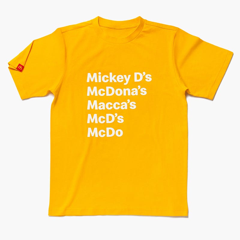 T-shirt, Clothing, Yellow, White, Orange, Active shirt, Product, Sleeve, Text, Font, 