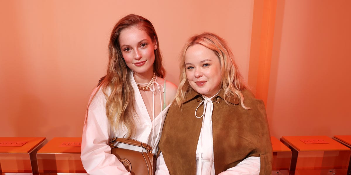 Nicola Coughlan And Hannah Dodd Had The Cutest 'Bridgerton' Reunion At Milan Fashion Week