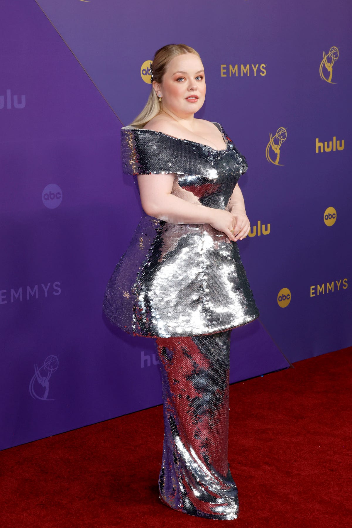 Nicola Coughlan Dazzles in Sequin Gown at the 2024 Emmys