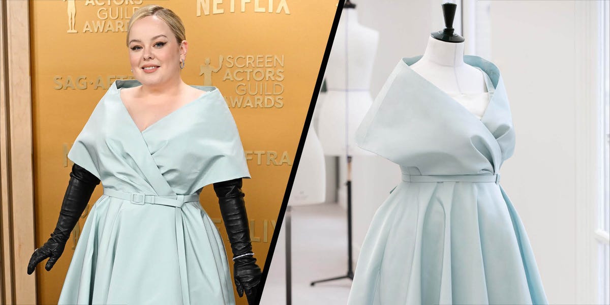 Nicola Coughlan’s SAG Awards gown took 550 hours to create