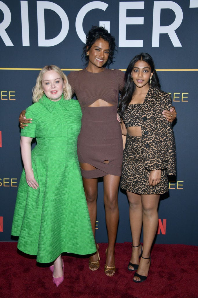 netflix hosts "bridgerton" los angeles fysee event
