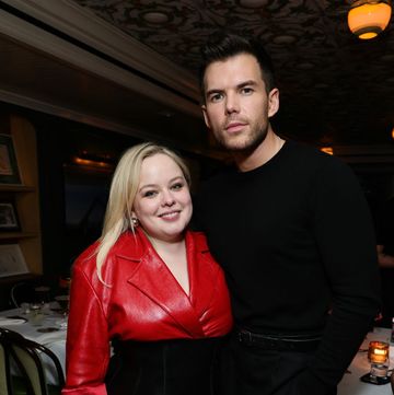 new york, new york may 16 l r nicola coughlan and luke newton attend chaos dinner hosted by evan ross katz and threads by instagram at st theos on may 16, 2024 in new york city photo by theo wargogetty images for threads by instagram