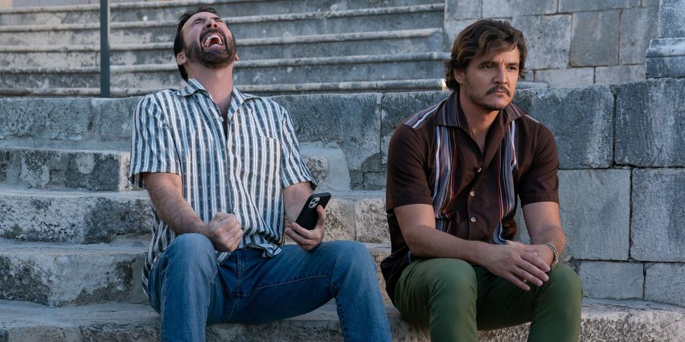 nicolas cage y pedro pascal en the unbearable weight of massive talent
