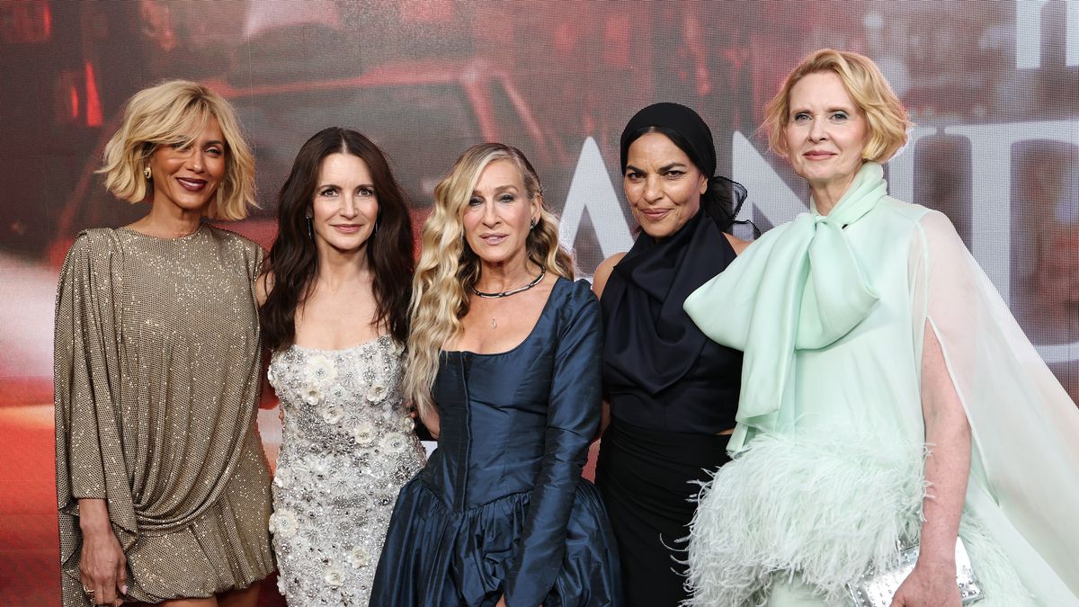 Vorschau auf „Mode damals und heute“ der Besetzung von „Sex and the City“
