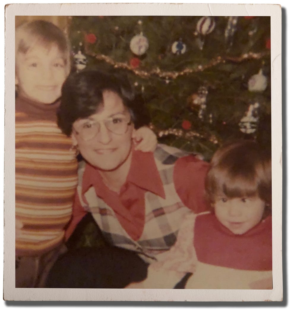 author and brother as young children in the 1970s