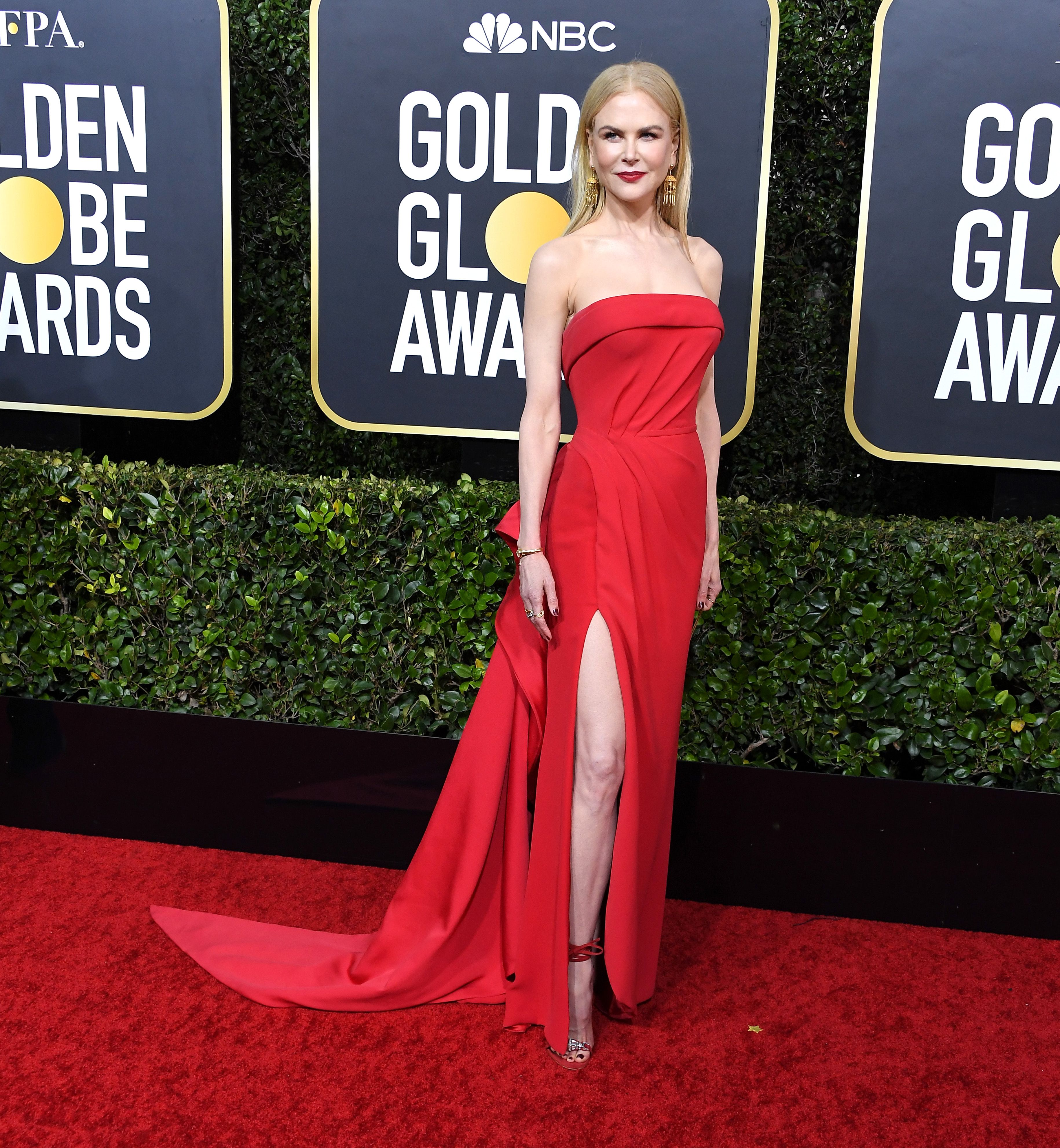 Nicole Kidman's Louis Vuitton Gown at the Globes – The Hollywood