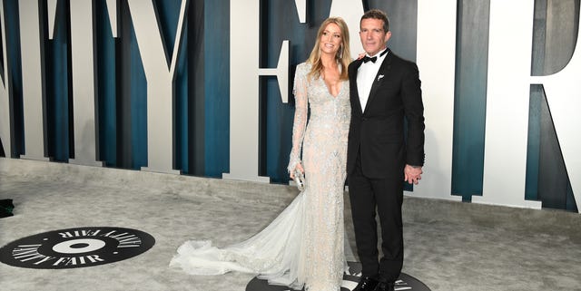Antonio Banderas a su llegada a la fiesta de VAnity Fair con su novia Nicole Kimpell tras los Oscar Antonio Banderas a su llegada a la fiesta de VAnity Fair con su novia Nicole Kimpell tras los Oscar