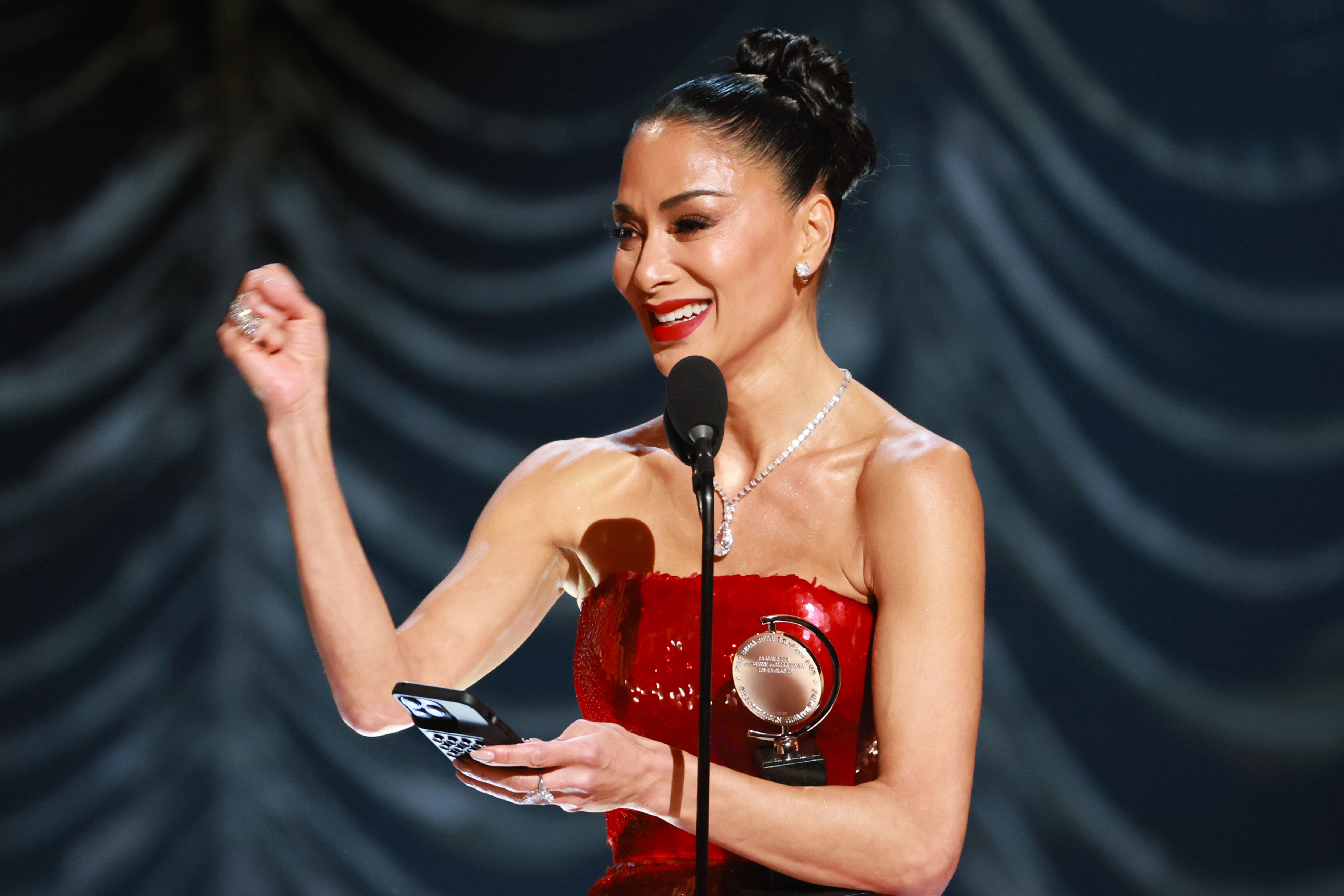 Nicole Scherzinger Wins Her First Tony Award