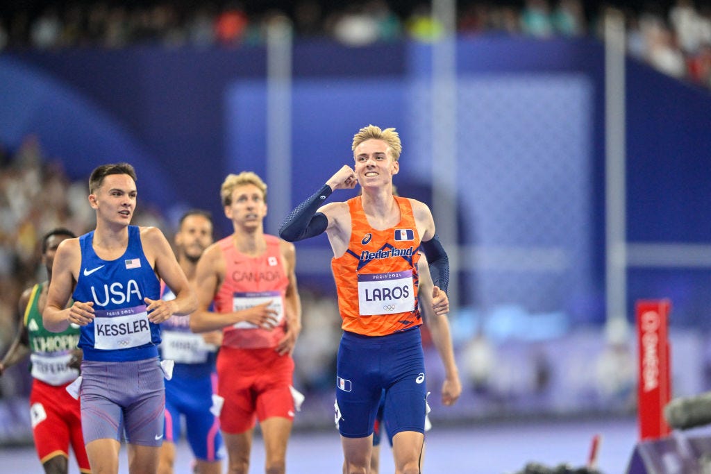 Niels Laros stunts with 6th place and national record on 1500 meters