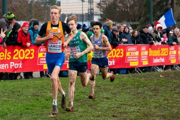 niels laros bij het ek cross in lakenn 2023