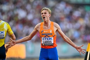 niels laros tijdens wk atletiek boedapest 2023