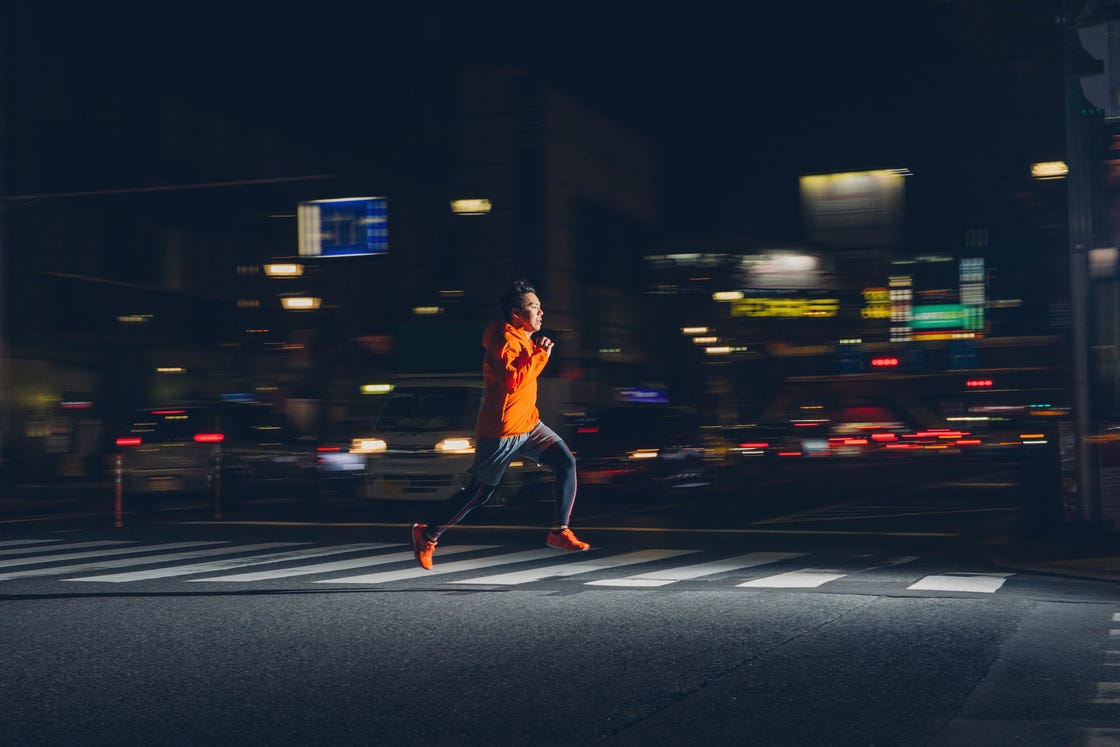 night running in tokyo