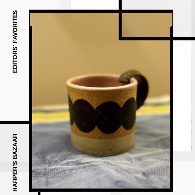 a mug with a face on it